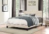 2010-502 Traditional Linen Queen Upholstered Bed - Nicole