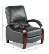 Smoke Gray High Leg Pushback Recliner - Larue-2