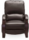Espresso Brown High Leg Pushback Recliner - Larue