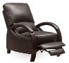 Espresso Brown High Leg Pushback Recliner - Larue-3