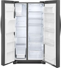 FGSS2635TD Frigidaire Gallery 25.5 cu. ft. Side by Side Refrigerator - 36 Inch Black Stainless Steel-3
