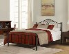 2144-330 Casual Traditional Black Twin Metal Bed - Kenosha