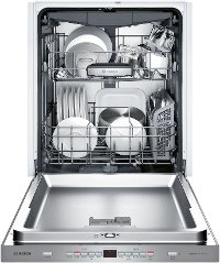 SHPM65W55N Bosch 500 Series Dishwasher with InfoLight - 24 Inch Stainless Steel-2