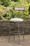 6313-826 Indoor-Outdoor Swivel Counter Height Stool - Milestone