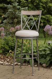 Indoor-Outdoor Swivel Counter Height Stool - Stewart