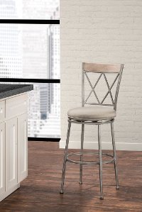 Indoor-Outdoor Swivel Counter Height Stool - Stewart-5