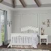 826-BW Brush White 5-in-1 Convertible Crib - Cheyenne-2