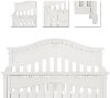 826-BW Brush White 5-in-1 Convertible Crib - Cheyenne-3