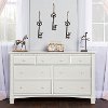 827-BW Brush White Double Dresser - Cheyenne-2