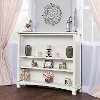 829-BW Brush White Bookcase - Santa Fe and Cheyenne