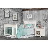 831-BW Brush White 5-in-1 Convertible Crib - Santa Fe-3