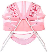 Rose Pink Portable Baby Bassinet - Karley-2