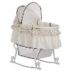 Cream Portable 2-in-1 Bassinet and Cradle - Lacy -3
