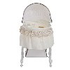 Cream Portable 2-in-1 Bassinet and Cradle - Lacy -4