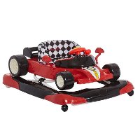 Race Car Red Activity and Walk Behind Walker - Aston