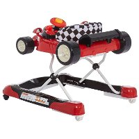 Race Car Red Activity and Walk Behind Walker - Aston-3