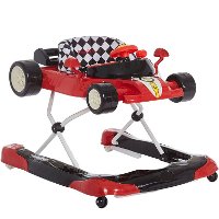 Race Car Red Activity and Walk Behind Walker - Aston-4