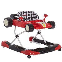 Race Car Red Activity and Walk Behind Walker - Aston-5