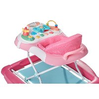 Pink 2-in-1 Crossover Musical Walker and Rocker-7