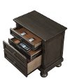 Classic Traditional Gray Nightstand - Stella-2