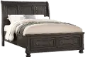 Stella Gray Queen Storage Bed