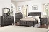Classic Traditional Gray 4 Piece Queen Bedroom Set - Stella