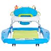 Teal and Green 2-in-1 Crossover Musical Walker and Rocker-8