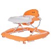 Orange and White 2-in-1 Crossover Musical Walker and Rocker-3