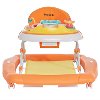 Orange and White 2-in-1 Crossover Musical Walker and Rocker-5
