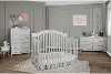 801-AM Antique Gray 5-in-1 Convertible Crib - Hampton-1
