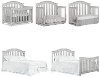801-AM Antique Gray 5-in-1 Convertible Crib - Hampton-4
