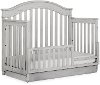 801-AM Antique Gray 5-in-1 Convertible Crib - Hampton-7