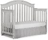 801-AM Antique Gray 5-in-1 Convertible Crib - Hampton-8