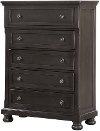 Classic Traditional Gray Chest of Drawers - Stella