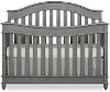 801-SGY Storm Gray 5-in-1 Convertible Crib - Hampton-1