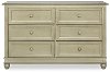 802-PTR Antique Bronze 6-Drawer Double Dresser - Hampton-1