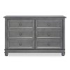 802-SGY Storm Gray 6-Drawer Double Dresser - Hampton-2