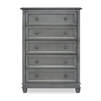 803-SGY Storm Gray 5-Drawer Chest - Hampton