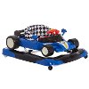 Race Car Blue Activity and Walk Behind Walker - Aston