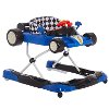 Race Car Blue Activity and Walk Behind Walker - Aston-2