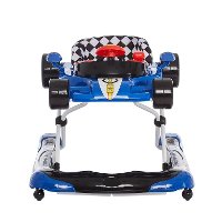 Race Car Blue Activity and Walk Behind Walker - Aston-7