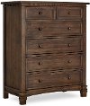 828-AB Antique Brown 6-Drawer Chest - Cheyenne-2