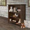 829-AB Antique Brown Bookcase - Santa Fe and Cheyenne