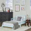 Sky Blue and White Toddler Bed - Brookside