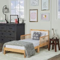 Natural/ White Toddler Bed - Brookside