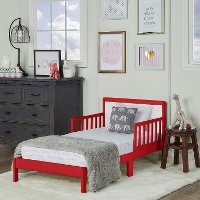 Red and White Toddler Bed - Brookside