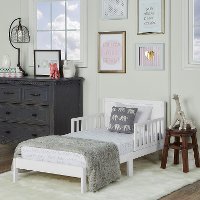 White Toddler Bed - Brookside