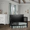 Black 5-in-1 Convertible Crib - Morgan-1