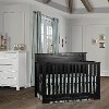 Black 5-in-1 Convertible Crib - Morgan-4