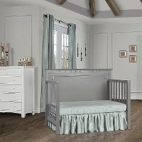 Storm Gray 5-in-1 Convertible Crib - Morgan